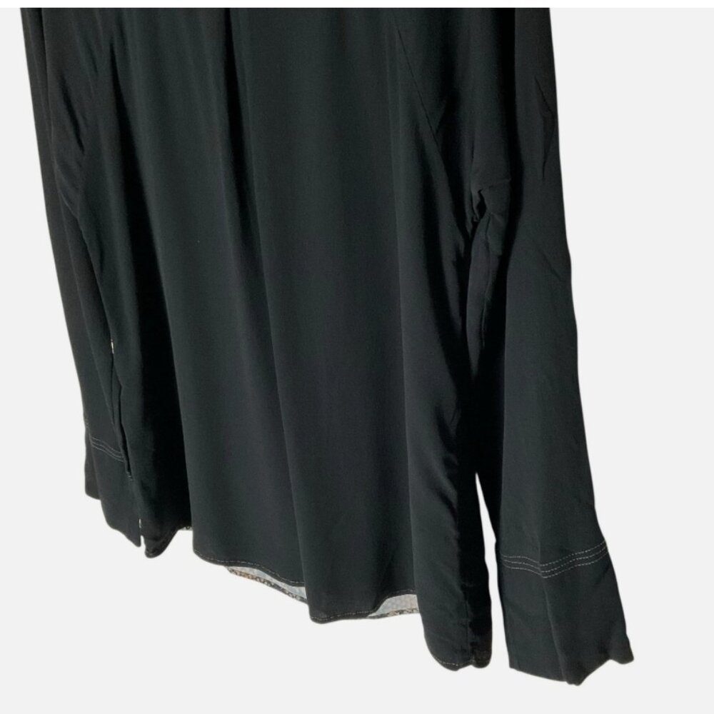 Atlein Snakeskin Draped Scarf Blouse‎ - Picture 3 of 9
